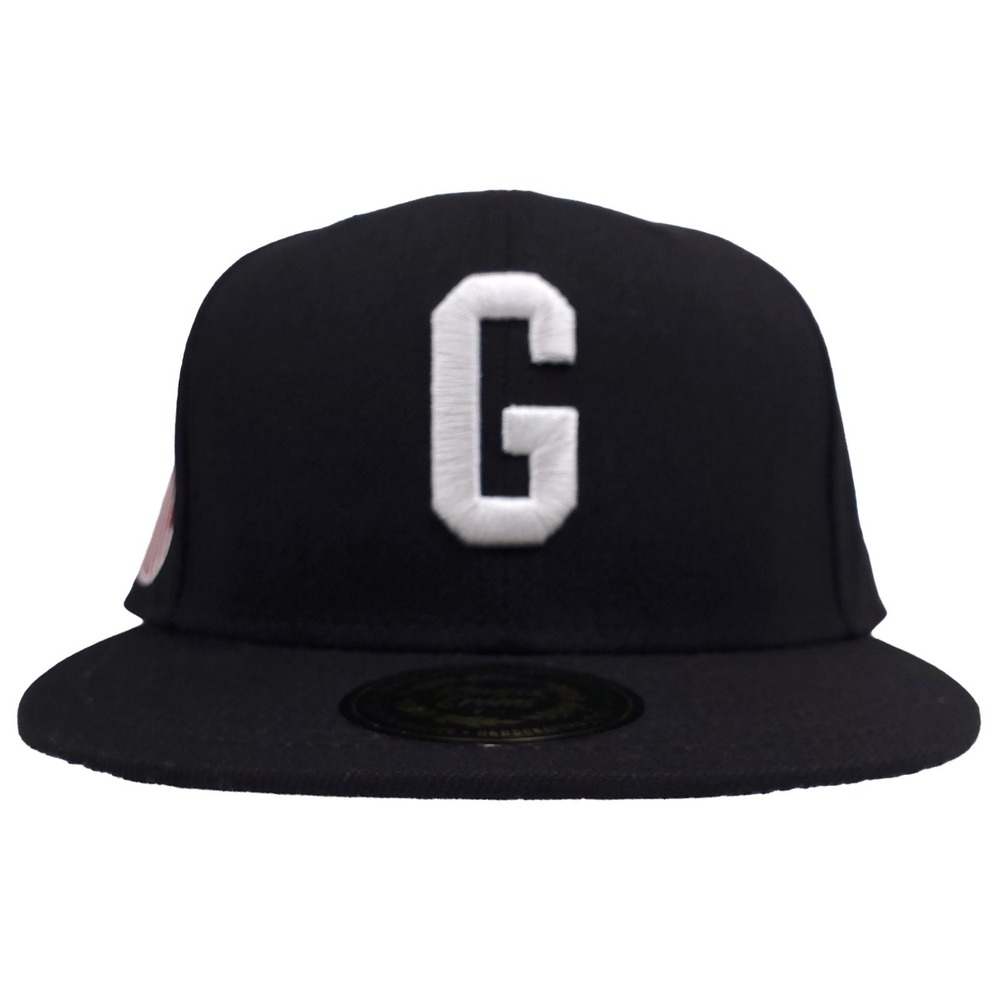 Homestead Grays Rings & Crowns NLB Fitted 7 1/2 Flatbill Hat Cap 3D Logo NWT